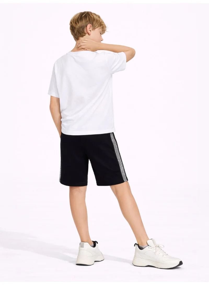 victor and jane Boys Fearless 1988 T-Shirt & Black Shorts Set